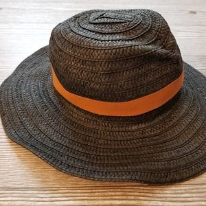 Summer Straw Hat Floppy Madewell Brand 8" diameter